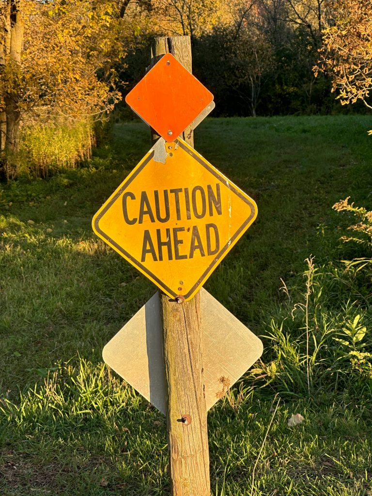 caution sign