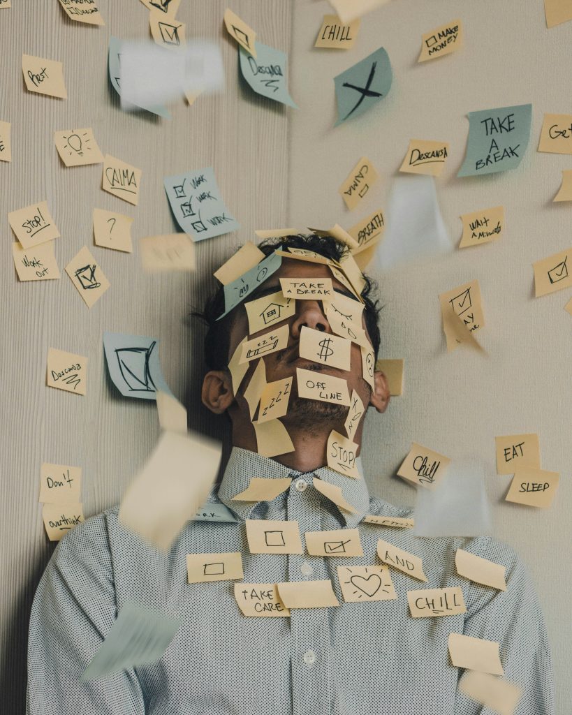 stress, task build up, letting things pile up, task-aversion,