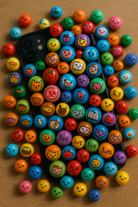 doom scrolling, algorithms, adding just anything, social media harms, collecting marbles