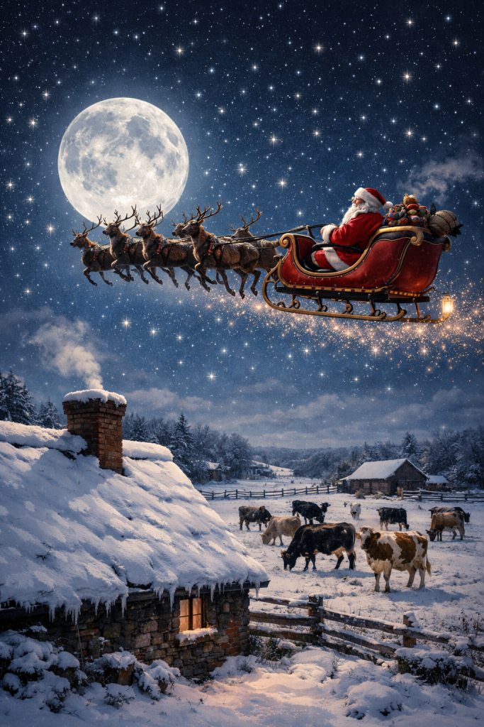 Santa's on his way...