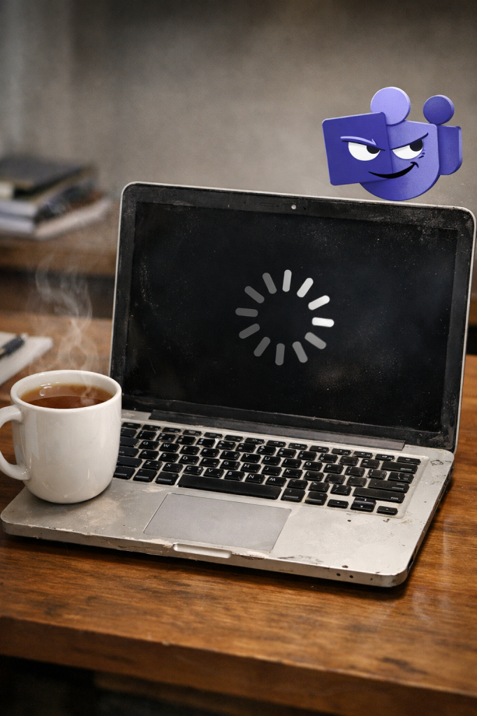 Laptop stuck on loading screen after Windows update with Microsoft Teams causing startup issues
