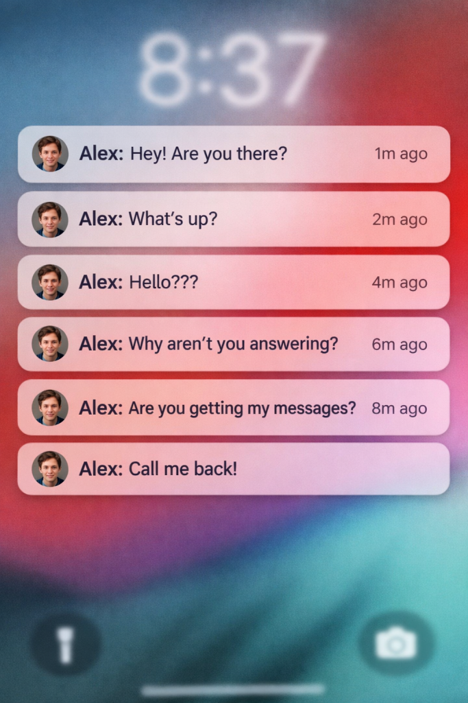 Continuous unwanted messages