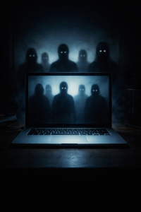 Anonymous users engaging with harmful online content in the dark