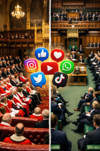 House of Lords and Commons debating social media regulation for children