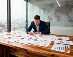 Small business owner applying military planning principles to business growth and risk management.